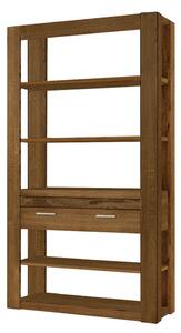 Szynaka Regál Velvet II 18 125 cm z masivu dub Rustikal