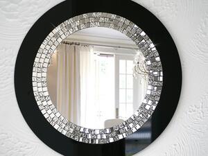 GieraDesign Zrcadlo Glamour Black Rozměr: 80 cm