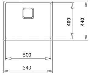 Kuchyňský dřez Teka FLEXLINEA RS15 50.40 M-XT 1C X