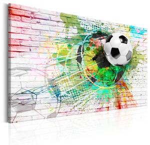 Obraz - Barevný sport (fotbal) 120x80