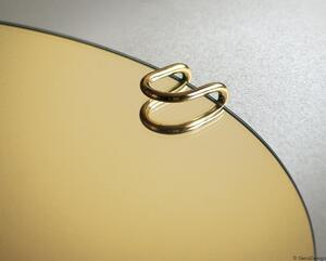 GieraDesign Zrcadlo Hoko Gold Rozměr: Ø 70 cm