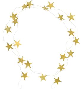 House Doctor Mosazná girlanda Stars - Antique Brass HD292