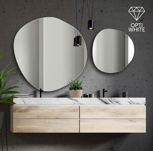 GieraDesign Zrcadlo Lapis Opti White Rozměr: Ø 60 cm