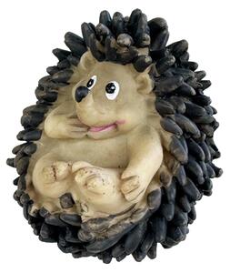Ježek polyston figurka 5 cm, hnědý