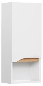 Bílá vysoká závěsná koupelnová skříňka 30x70 cm Set 857 – Pelipal