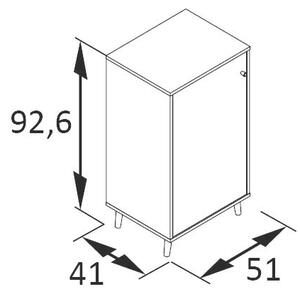 SKŘÍŇ NA ŠANONY, petrolej, 151,05/175,2/41 cm MID.YOU - Online Only kancelářský nábytek, Online Only