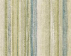 Vliesová obrazová tapeta na zeď, zeleno-modrá, imitace látky, PW6001, Precious Weaves, Grandeco