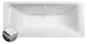 Polysan KALDERA SLIM obdélníková vana 180x80x40cm, bílá 60611S