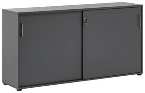 SKŘÍŇ NA ŠANONY, antracitová, 160/84,2/41 cm MID.YOU - Online Only kancelářský nábytek, Online Only