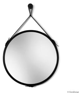 GieraDesign Zrcadlo Scandi Belt black Rozměr: Ø 50 cm