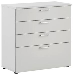 KOMODA, světle šedá, 80,2/84,2/41 cm MID.YOU - Šuplíkové komody, Online Only