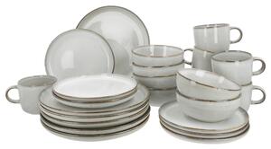 Silvercrest® Jídelní servis, 24dílná sada (šedá) (100395229002)