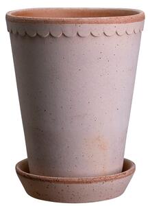 Bergs Potter Terakotový květináč Helena Tall Rosa - 14 cm BP164
