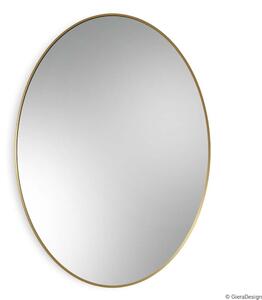 GieraDesign Zrcadlo Scandi Slim Owal Gold Rozměr: 40 x 60 cm