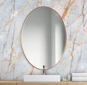 GieraDesign Zrcadlo Scandi Slim Owal Copper Rozměr: 40 x 60 cm