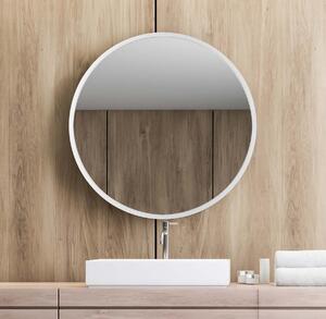 GieraDesign Zrcadlo Scandi White Rozměr: Ø 50 cm