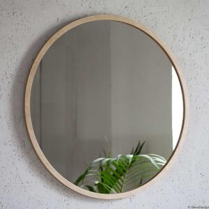 GieraDesign Zrcadlo Scandi Wood Rozměr: Ø 100 cm