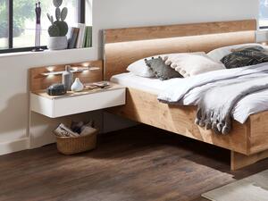 Moderní postel AMARILLO dub balken plocha spaní 180x200 cm