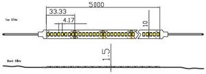 Mantra 8649 LED pásek 14,4W/m, 2448lm/m 3000K, délka 5m, 24VDC, IP20