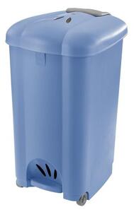 Plastový nášlapný odpadkový koš TONTARELLI Carolina 50l světle modrý