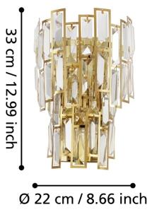 Eglo 39615 - Nástěnné svítidlo CALMEILLES 3xE14/25W/230V
