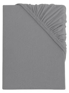 S.Oliver Bi-elastické žerzejové prostěradlo, 90–100 x 200 cm (šedá) (100397954001)