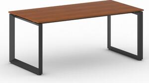 Kancelářský stůl PRIMO INSPIRE, 180x90 cm, černá podnož, třešeň