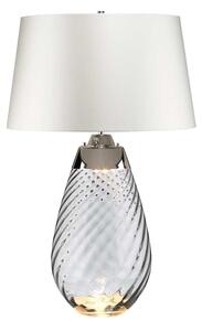 Elstead LENA-TL-L-SMOKE-OWSS - LED Stolní lampa LENA 1xE27/40W/230V 74 cm bílá