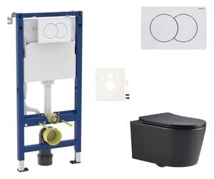 Závěsný WC set do lehkých stěn / předstěnová SAT Brevis SIKOGESBREBLD01