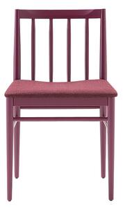 BILLIANI - Dřevěná židle s čalouněným sedákem TRACY 568