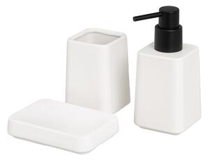 Bílá keramická sada doplňků do koupelny – Casa Selección