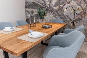 Jídelní stůl z masivu VESUV dub rustik Velikost stolu 180x90
