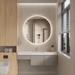 Erga Sofia, kulaté LED zrcadlo 90cm, 2070 lm, 3 barvy světla, ERG-V01-207-9090