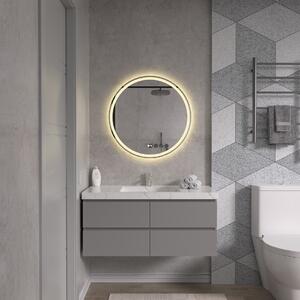 Erga Carla, kulaté LED zrcadlo 70cm, 1610 lm, 3 barvy světla, ERG-V01-208-7070