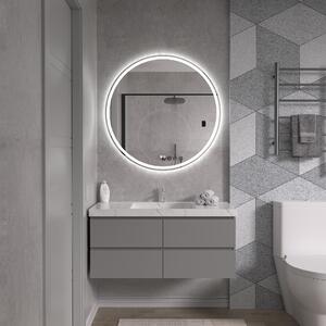 Erga Carla, kulaté LED zrcadlo 90cm, 2070 lm, 3 barvy světla, ERG-V01-208-9090