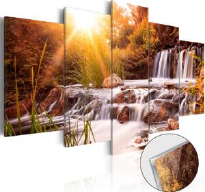 Obraz na akrylátovém skle - Podzimní údolí 200x100