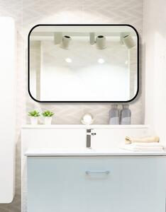 Gaudia Zrcadlo Mirel SLIM Black Rozměr: 40 x 60 cm
