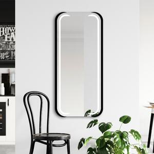 Gaudia Zrcadlo Mezos Black LED Rozměr: 50 x 80 cm