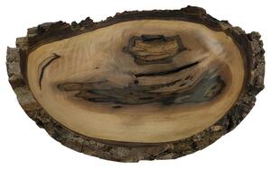 Dřevěná miska 35x30x10 cm Nero, ořech