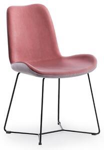 MIDJ - Dvoubarevná židle DALIA s ližinovou podnoží