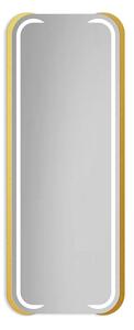 Gaudia Zrcadlo Mezos Gold LED Rozměr: 50 x 80 cm