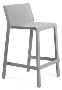 Nardi Plastová barová židle TRILL s nižším sedem Odstín: Antracite - Černá