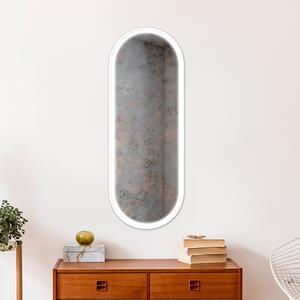 Gaudia Zrcadlo Zeta White LED - antique Rozměr: 40 x 60 cm