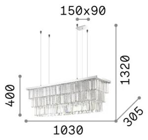 Ideal Lux 166360 ŠÍŘKA: 305 mm