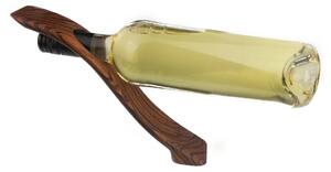 Dřevěný stojan na víno Bellum, zebrano