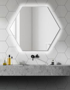 Gaudia Zrcadlo Puro Hexagon LED Rozměr: 40 x 34,6 cm