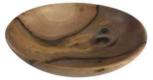 Dřevěná miska 22x5 cm Dora, ořech Rozměr 22x5 cm
