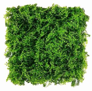 Zelená stěna Juniperus 50 x 50 cm zelenolistá s UV ochranou – venkovní dekorace
