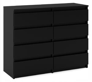 Komoda Stiv-Meble 120 x 33,5 x 92,5 cm černá BL - černá