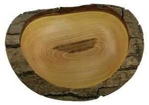Dřevěná miska 21x18x8 cm Brandy, ořech